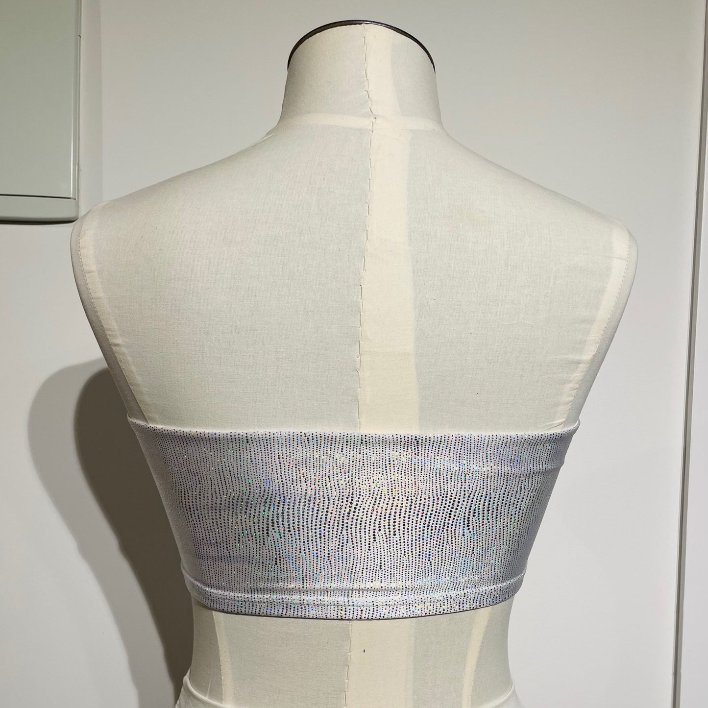 Bandeau / S / Sparkly white