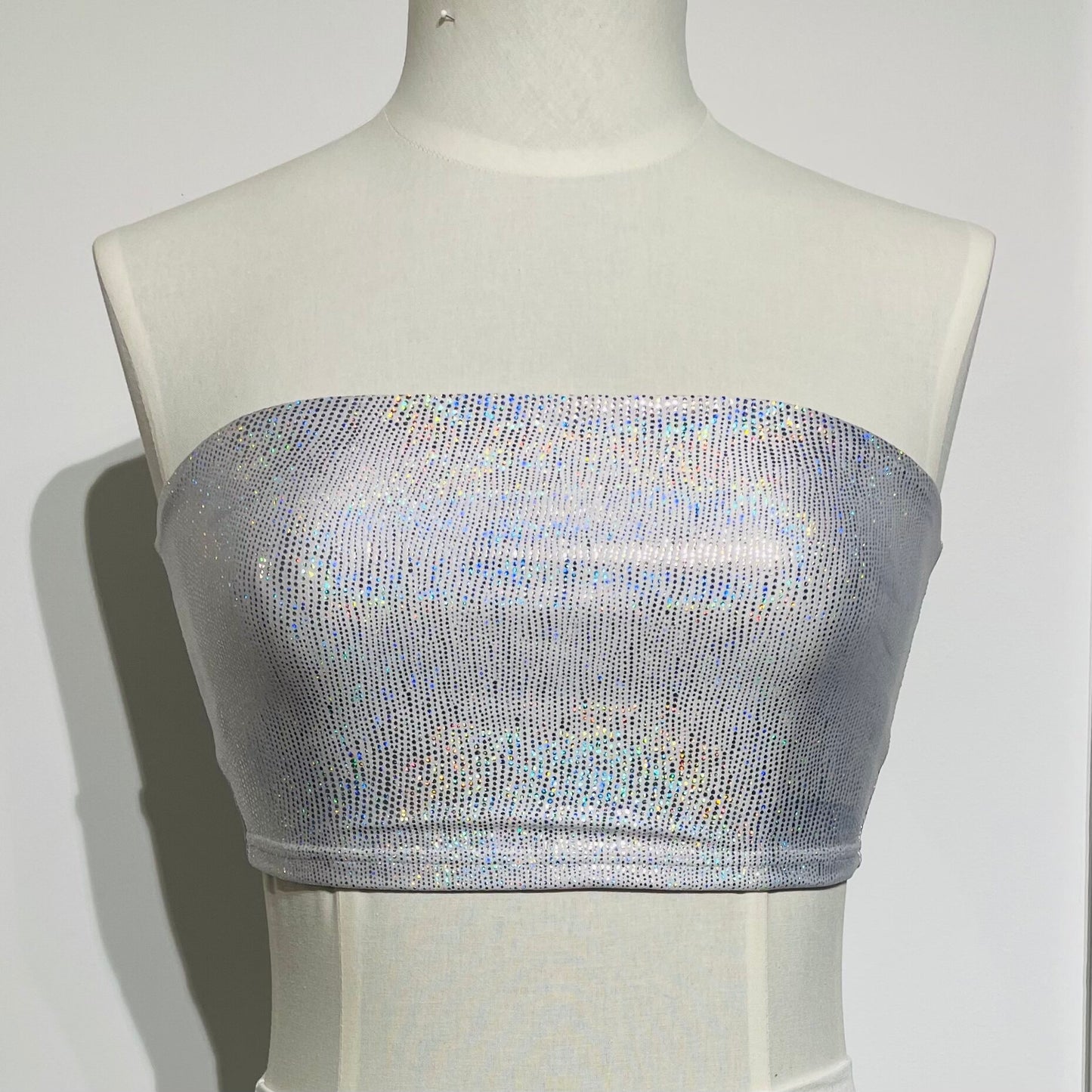 Bandeau / S / Sparkly white