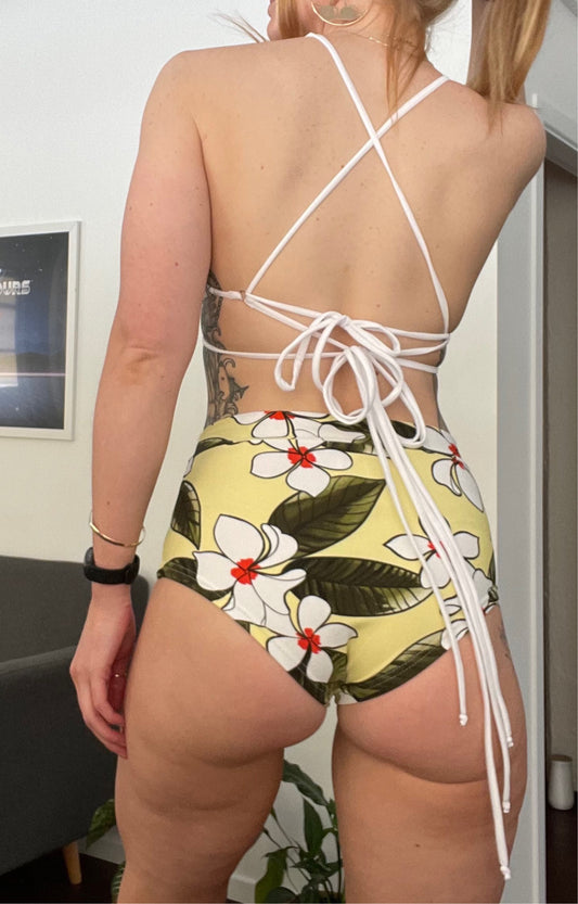 Asymmetric bikini top - S