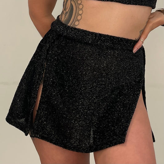 Double Slit Skirt / S / Cassette Tape