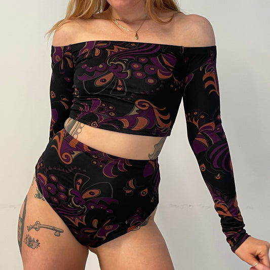 High Waisted Thong / M / Groovy