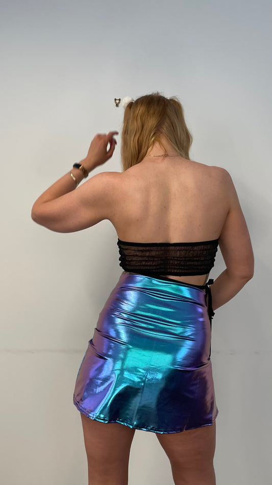 Single Slit Skirt / M / Space Lycra