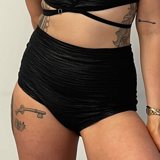 Rave Panty / M / Black Snake