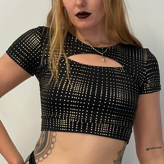 Peak Top / S / Gold Square